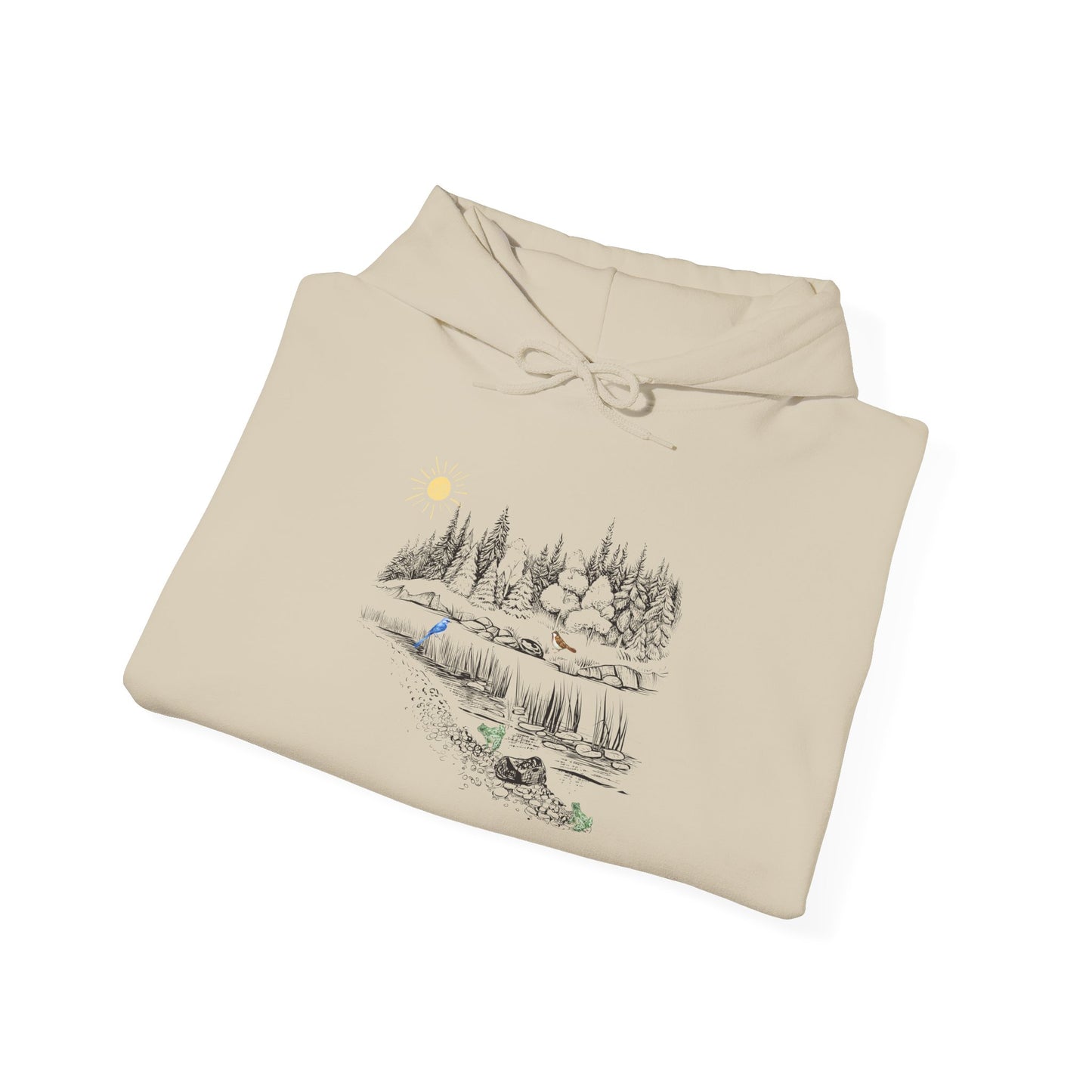 Cozy Nature Scene Unisex Hoodie - Perfect for Outdoor Lovers