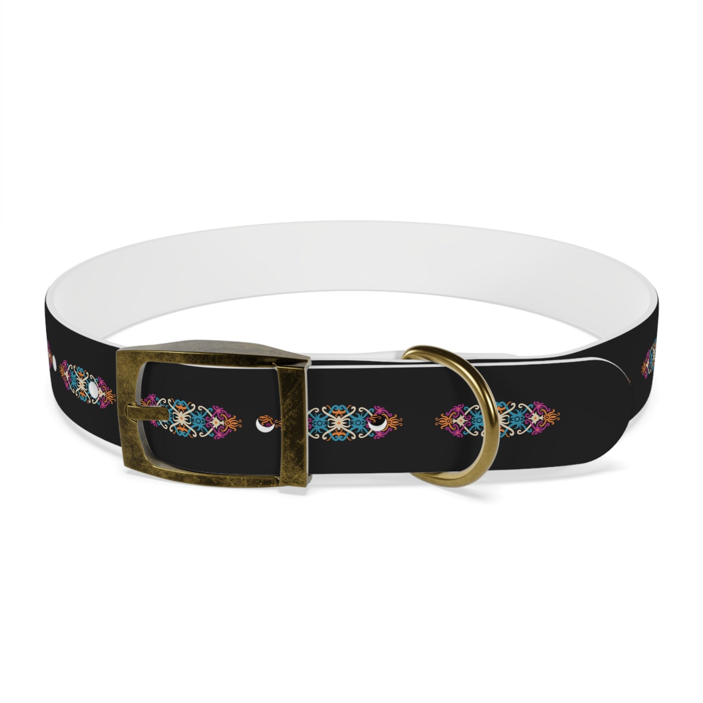 Vibrant Floral Dog Collar - Adjustable Pet Accessory for Stylish Dogs