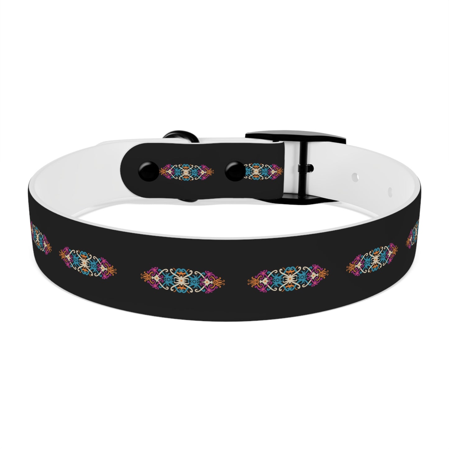 Vibrant Floral Dog Collar - Adjustable Pet Accessory for Stylish Dogs