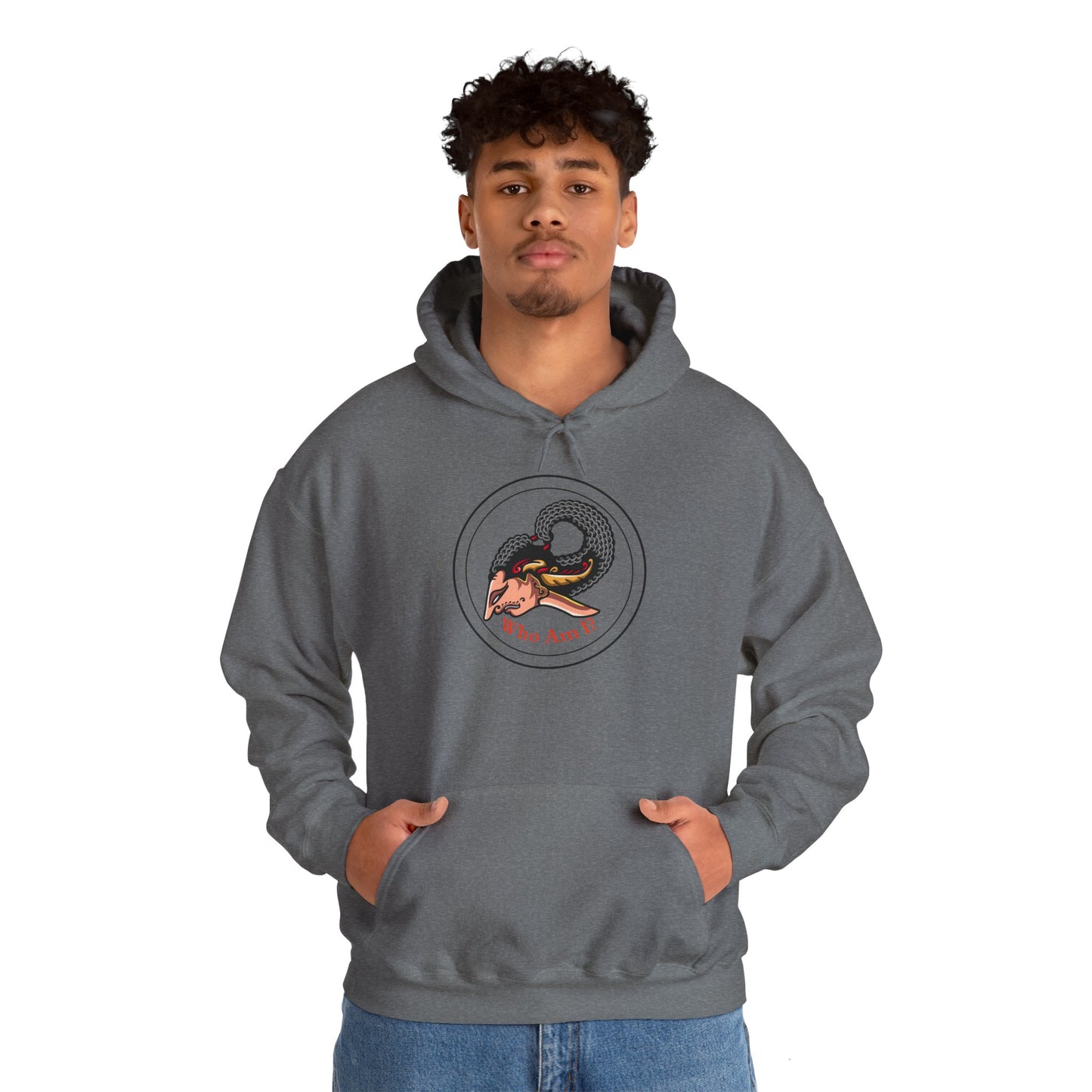 Who Am I? Unisex Heavy Blend™ Hooded Sweatshirt - Cozy and Stylish