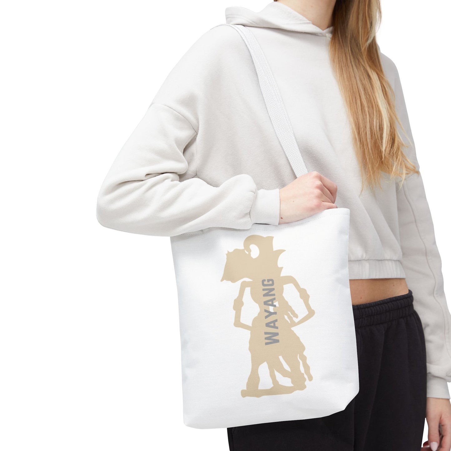 Wayang Shadow Puppet Tote Bag - Eco-Friendly, Stylish Bag for Art Lovers