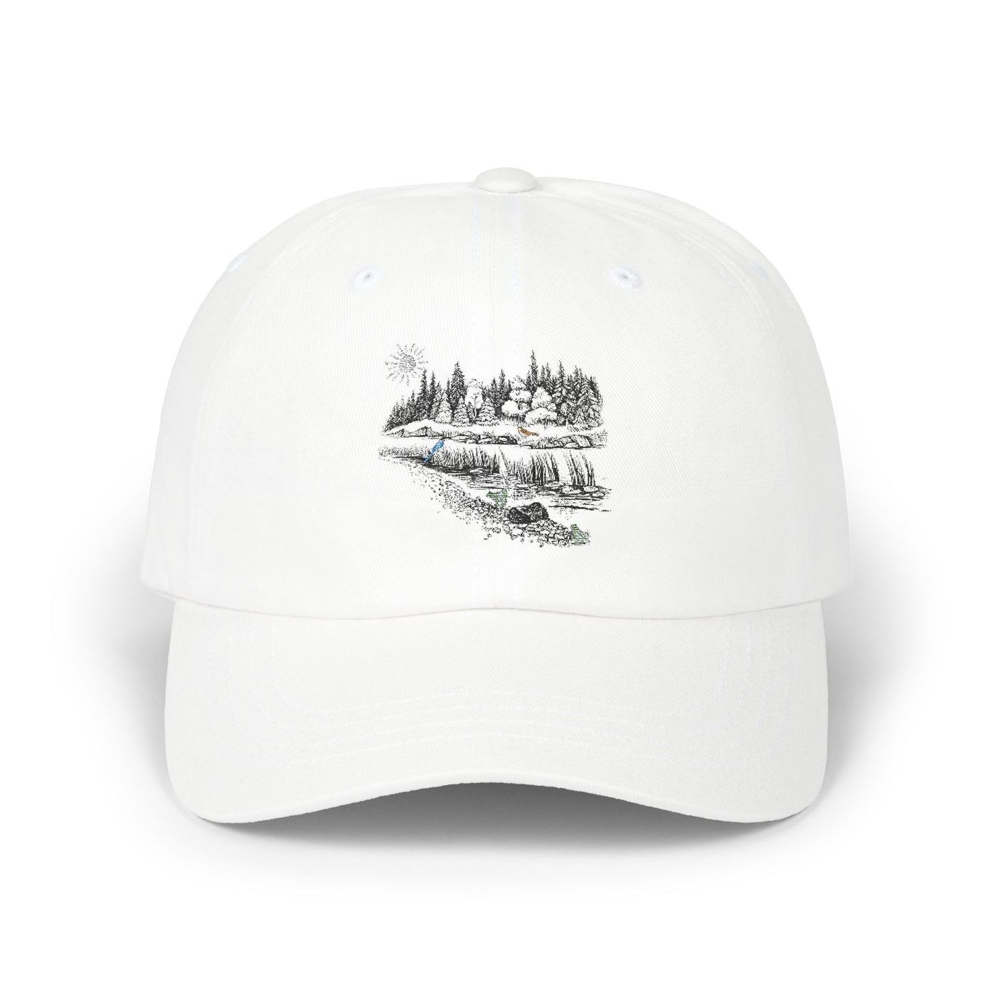 Classic Dad Cap - Outdoor Adventure Design for Nature Lovers