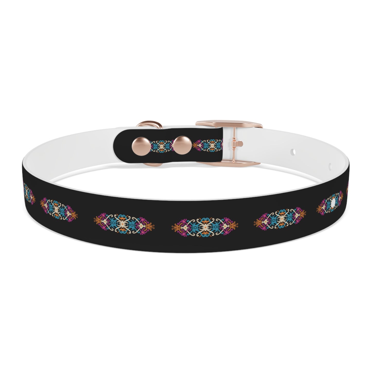 Vibrant Floral Dog Collar - Adjustable Pet Accessory for Stylish Dogs