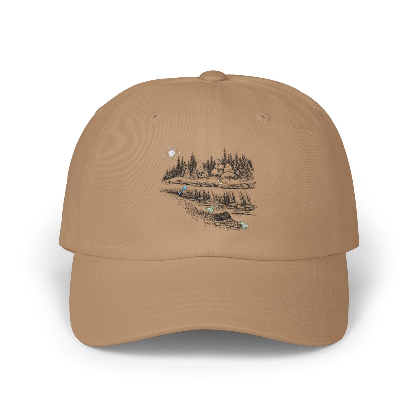 Classic Dad Cap - Outdoor Adventure Design for Nature Lovers