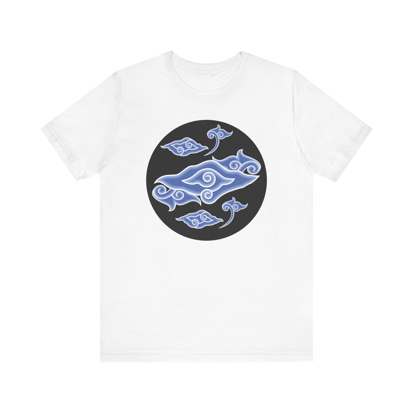 Blue Cloud Art Unisex Jersey Short Sleeve Tee