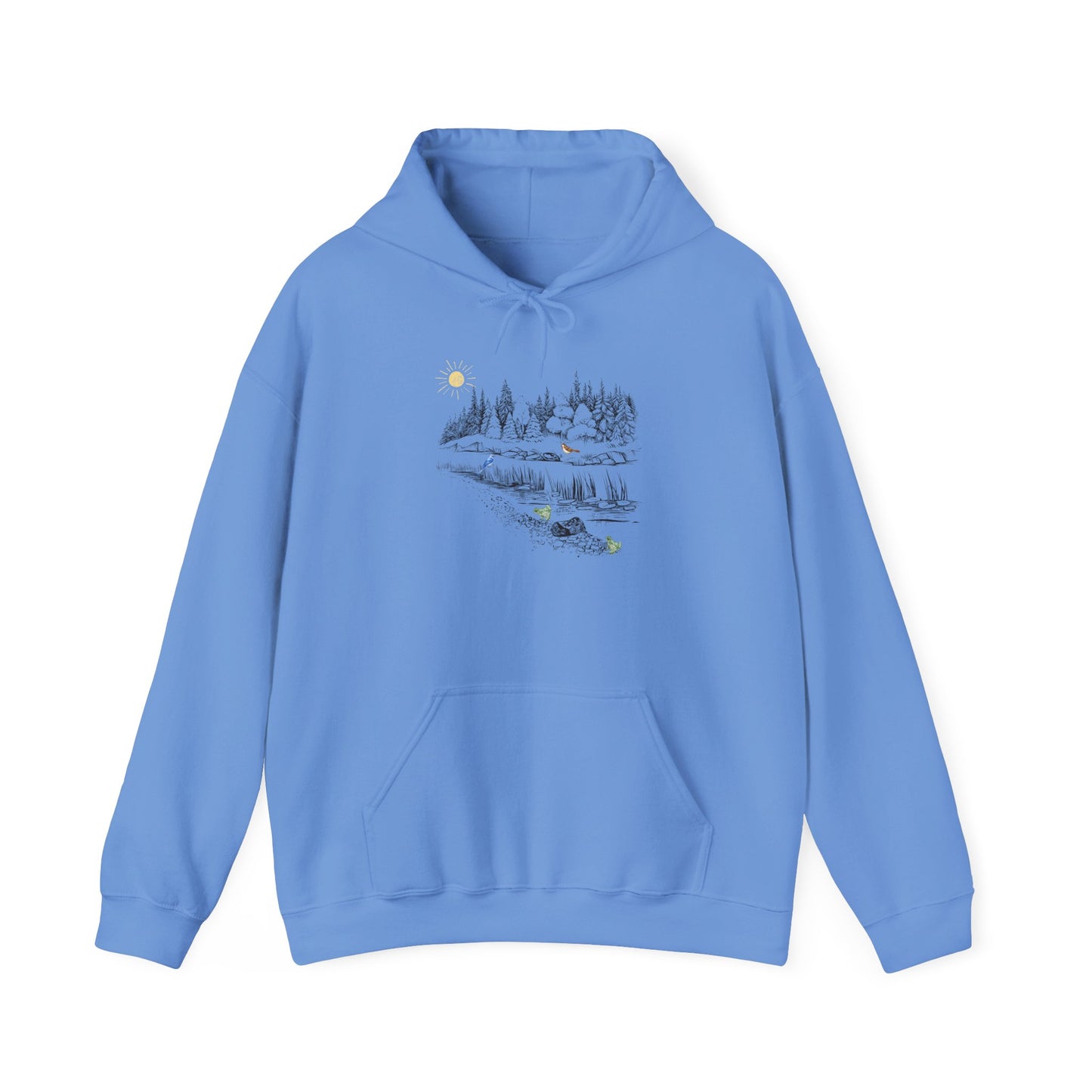 Cozy Nature Scene Unisex Hoodie - Perfect for Outdoor Lovers