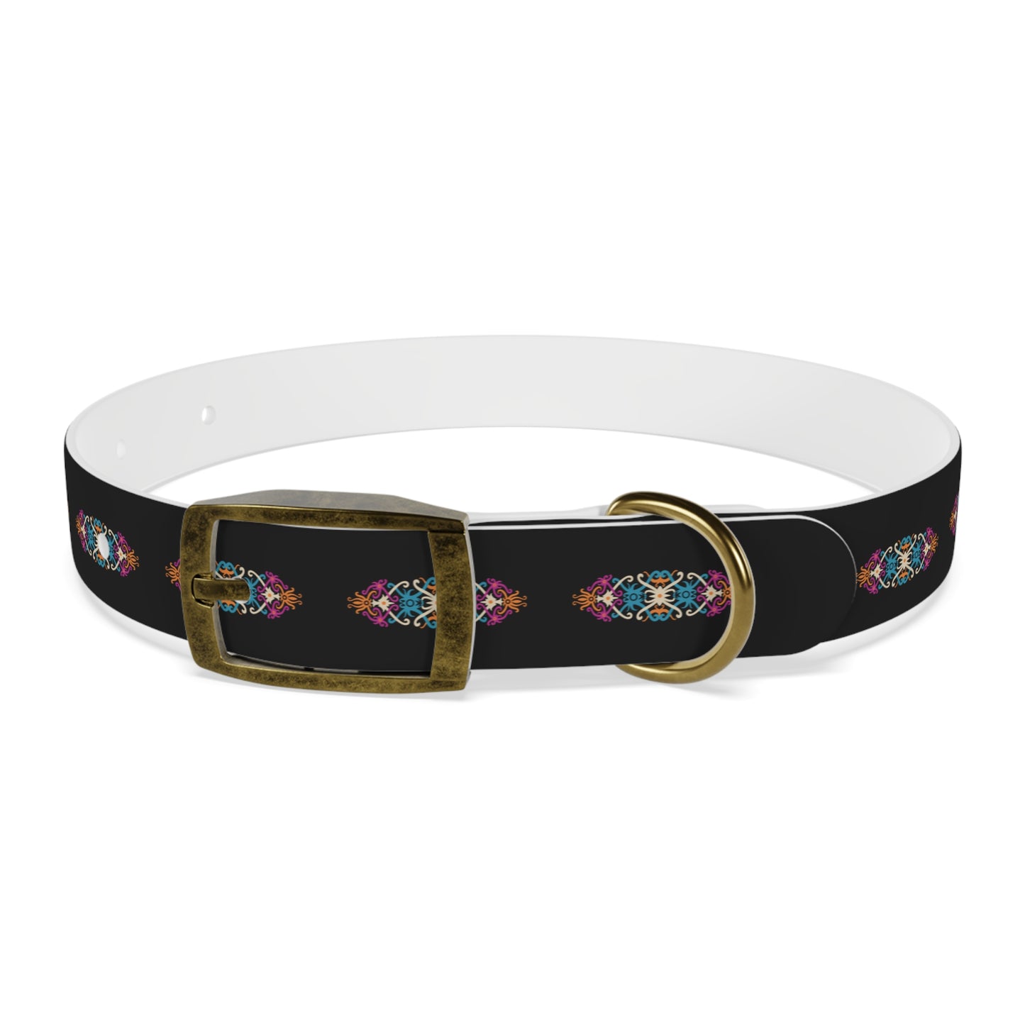 Vibrant Floral Dog Collar - Adjustable Pet Accessory for Stylish Dogs