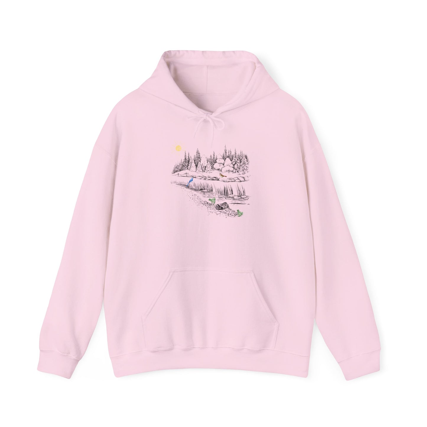 Cozy Nature Scene Unisex Hoodie - Perfect for Outdoor Lovers