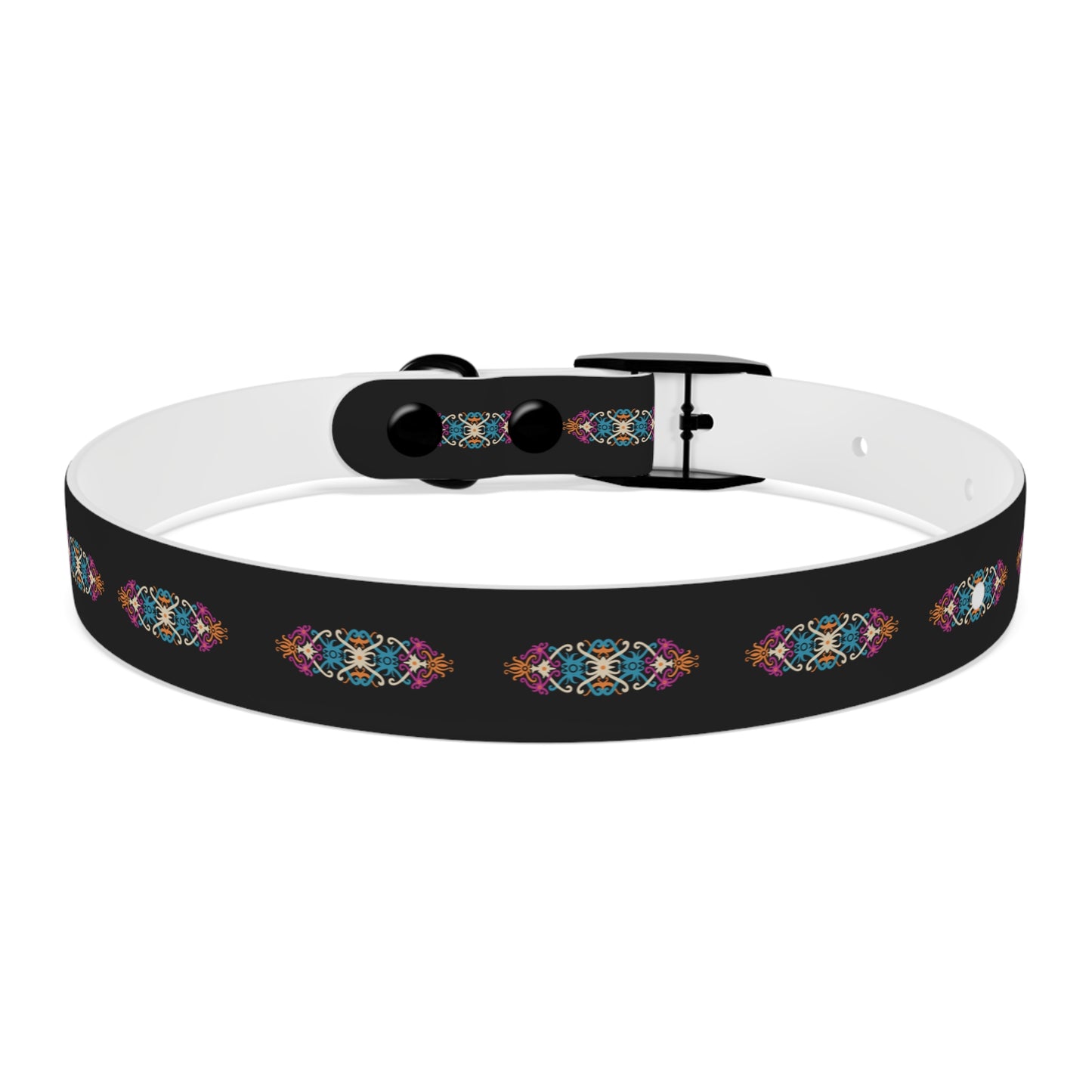 Vibrant Floral Dog Collar - Adjustable Pet Accessory for Stylish Dogs