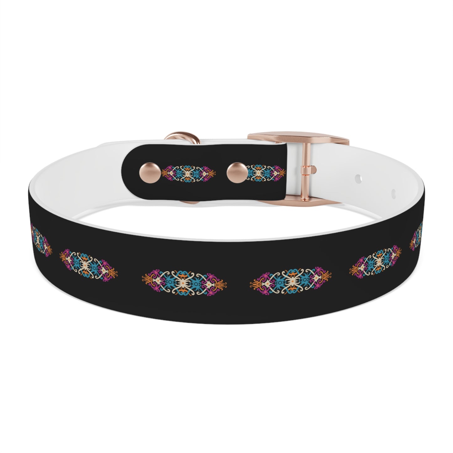 Vibrant Floral Dog Collar - Adjustable Pet Accessory for Stylish Dogs