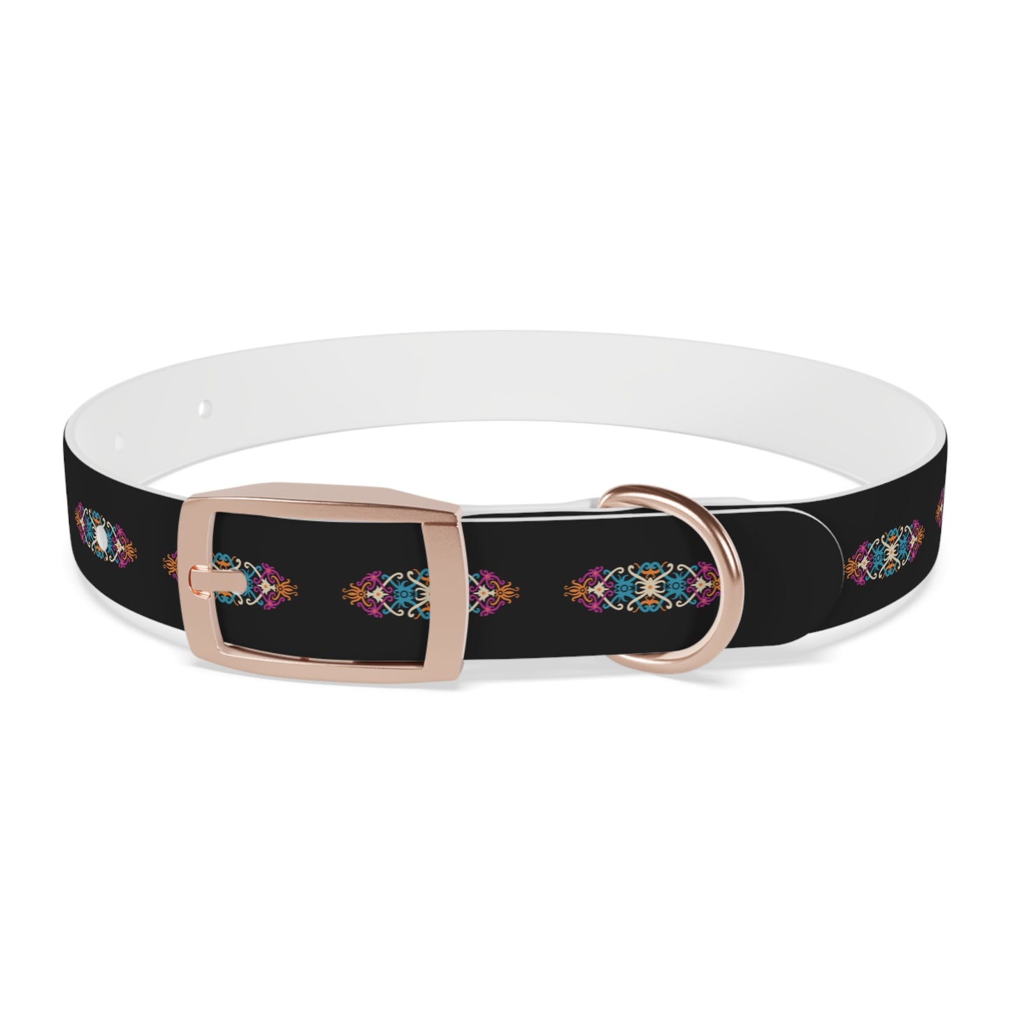 Vibrant Floral Dog Collar - Adjustable Pet Accessory for Stylish Dogs