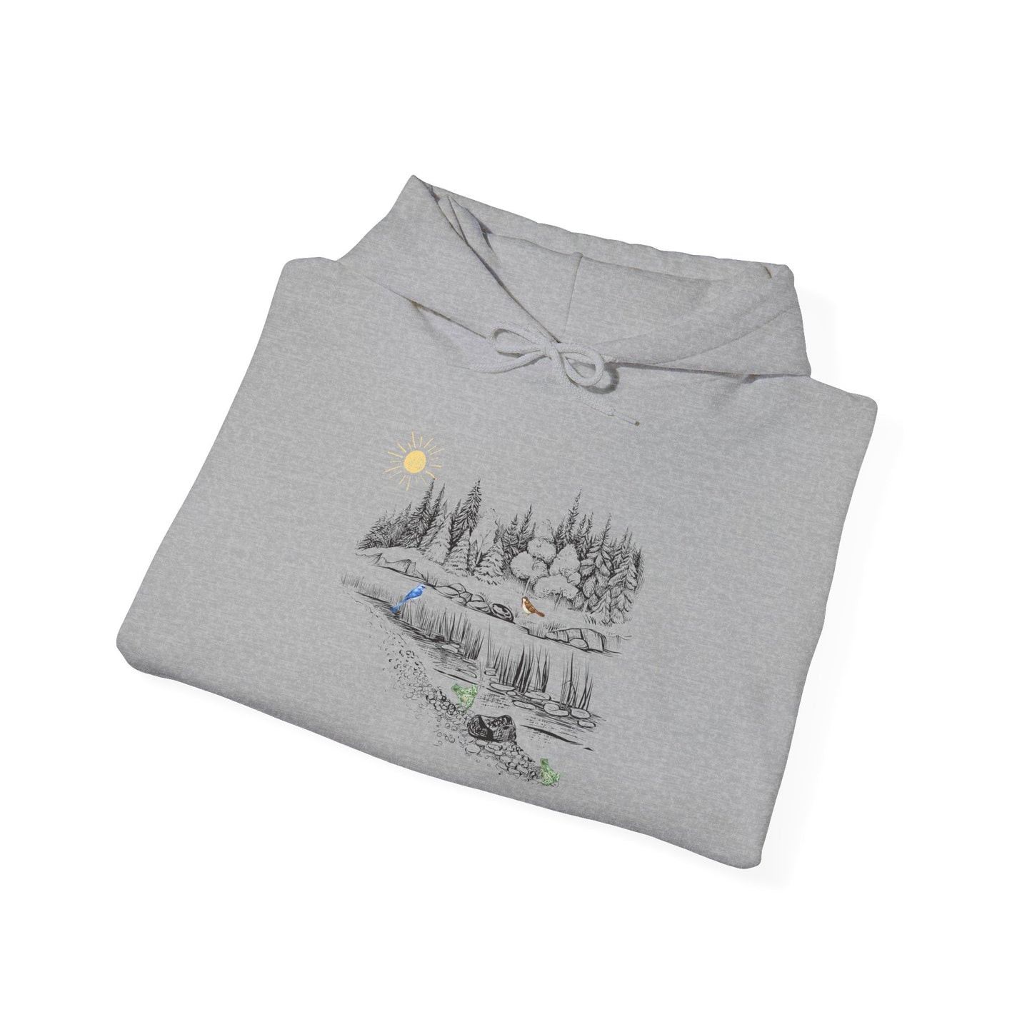 Cozy Nature Scene Unisex Hoodie - Perfect for Outdoor Lovers