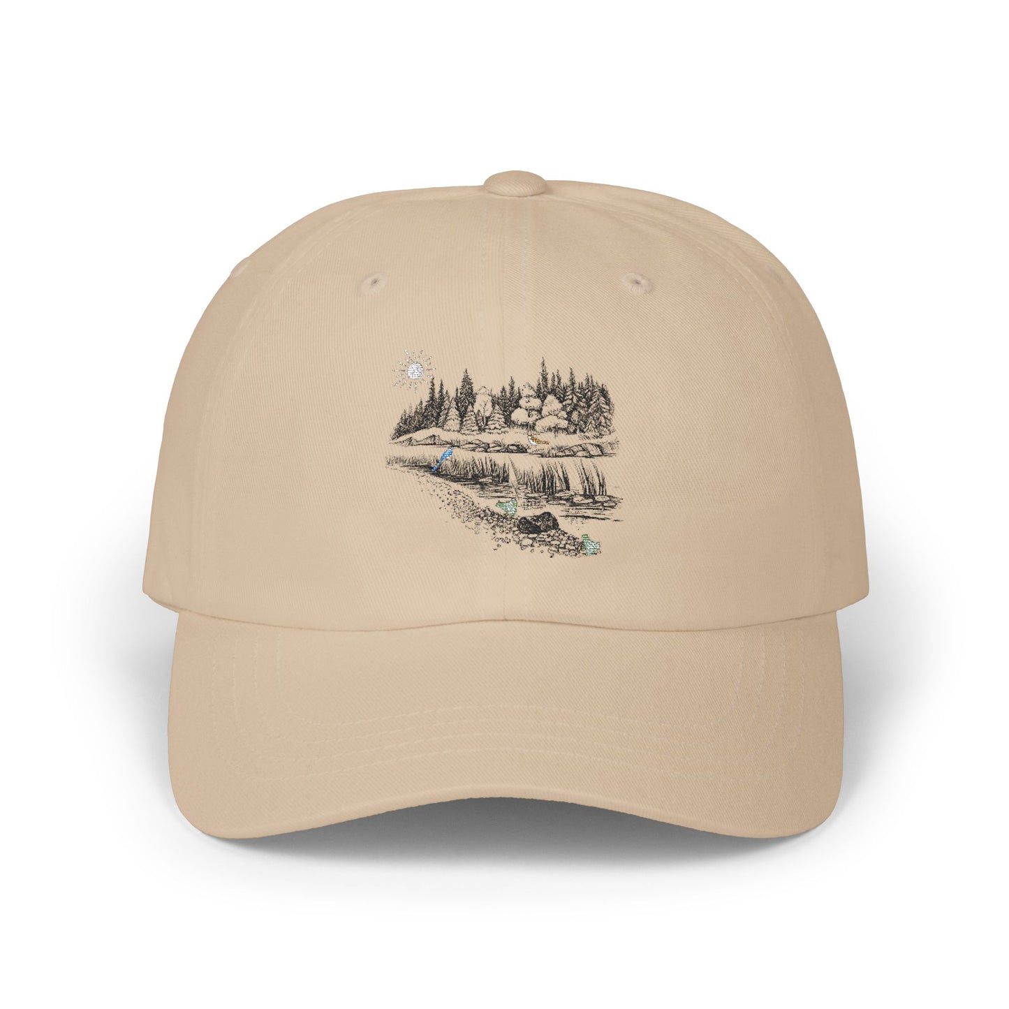 Classic Dad Cap - Outdoor Adventure Design for Nature Lovers