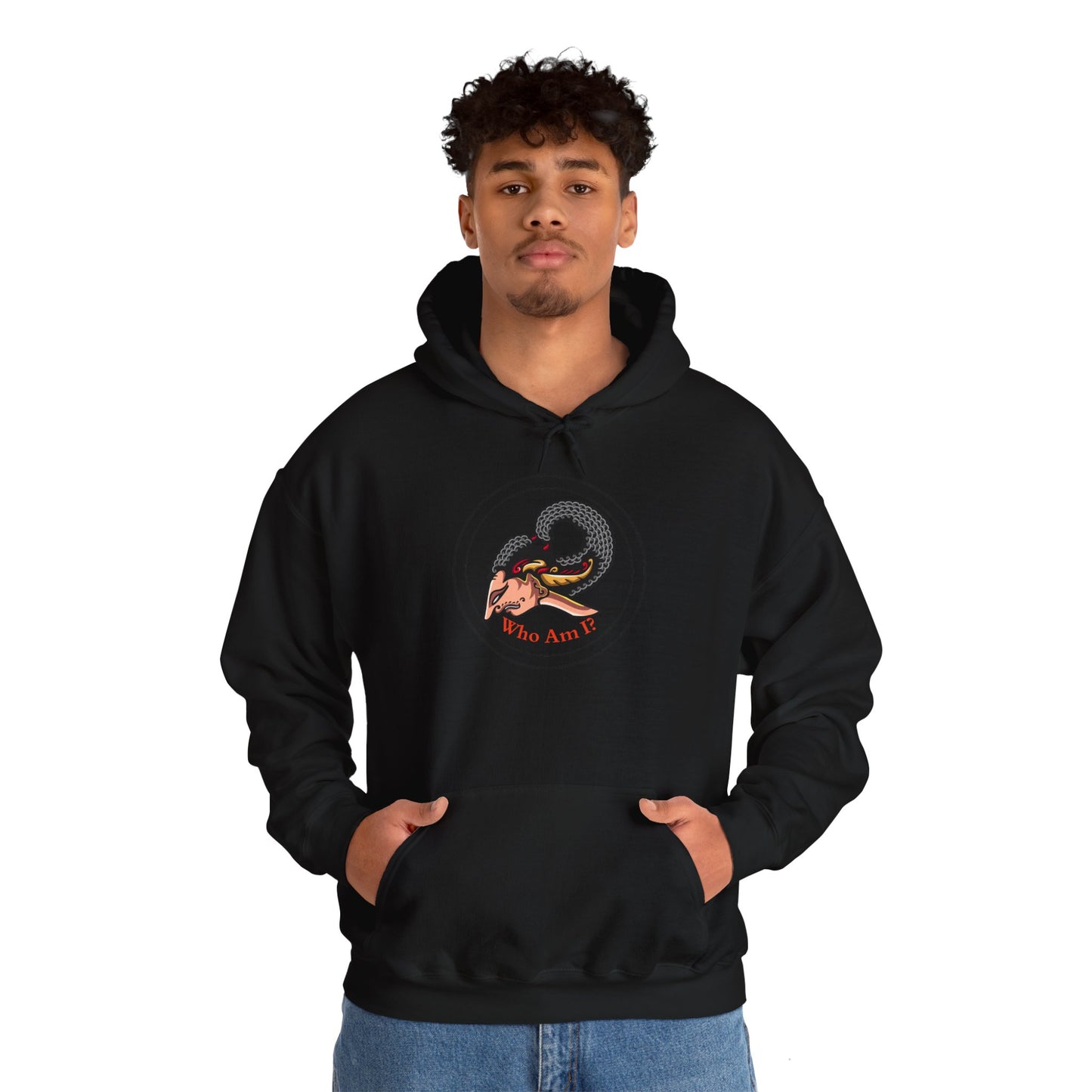 Who Am I? Unisex Heavy Blend™ Hooded Sweatshirt - Cozy and Stylish