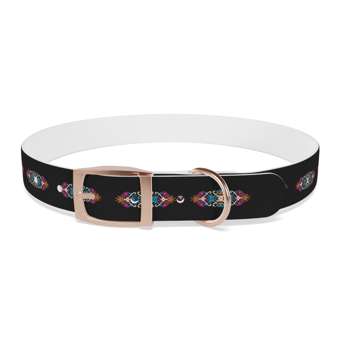 Vibrant Floral Dog Collar - Adjustable Pet Accessory for Stylish Dogs