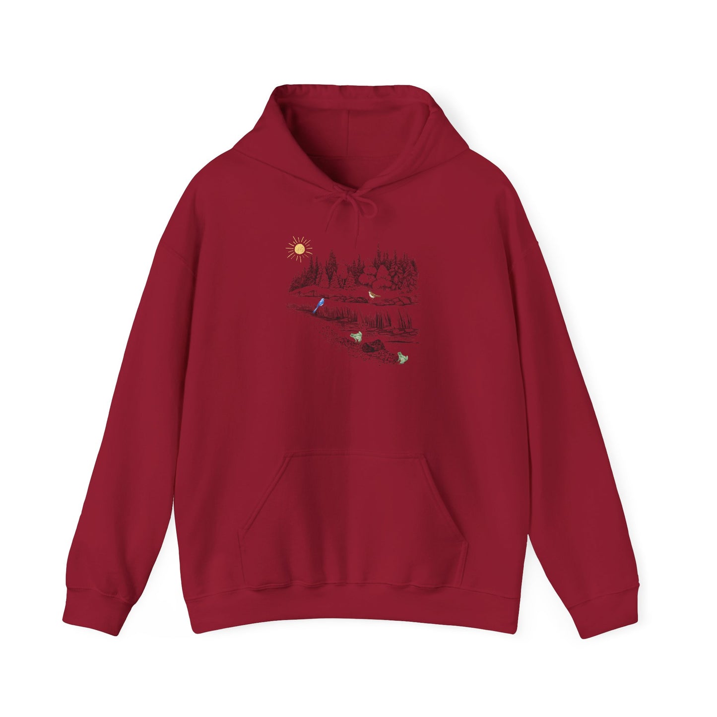 Cozy Nature Scene Unisex Hoodie - Perfect for Outdoor Lovers