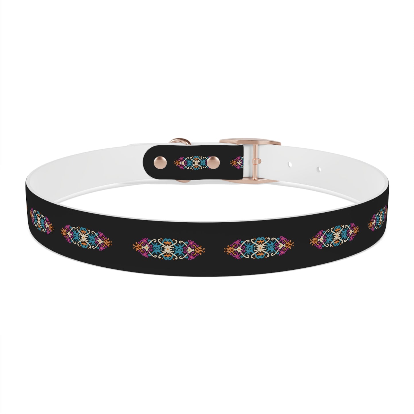 Vibrant Floral Dog Collar - Adjustable Pet Accessory for Stylish Dogs