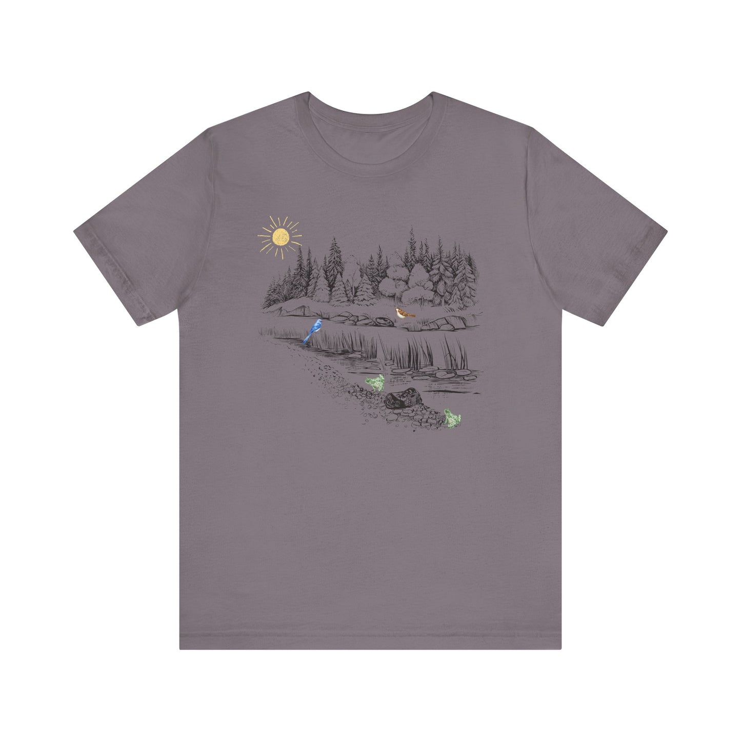 Scenic Nature Unisex Jersey Short Sleeve Tee - Outdoor Adventure Design