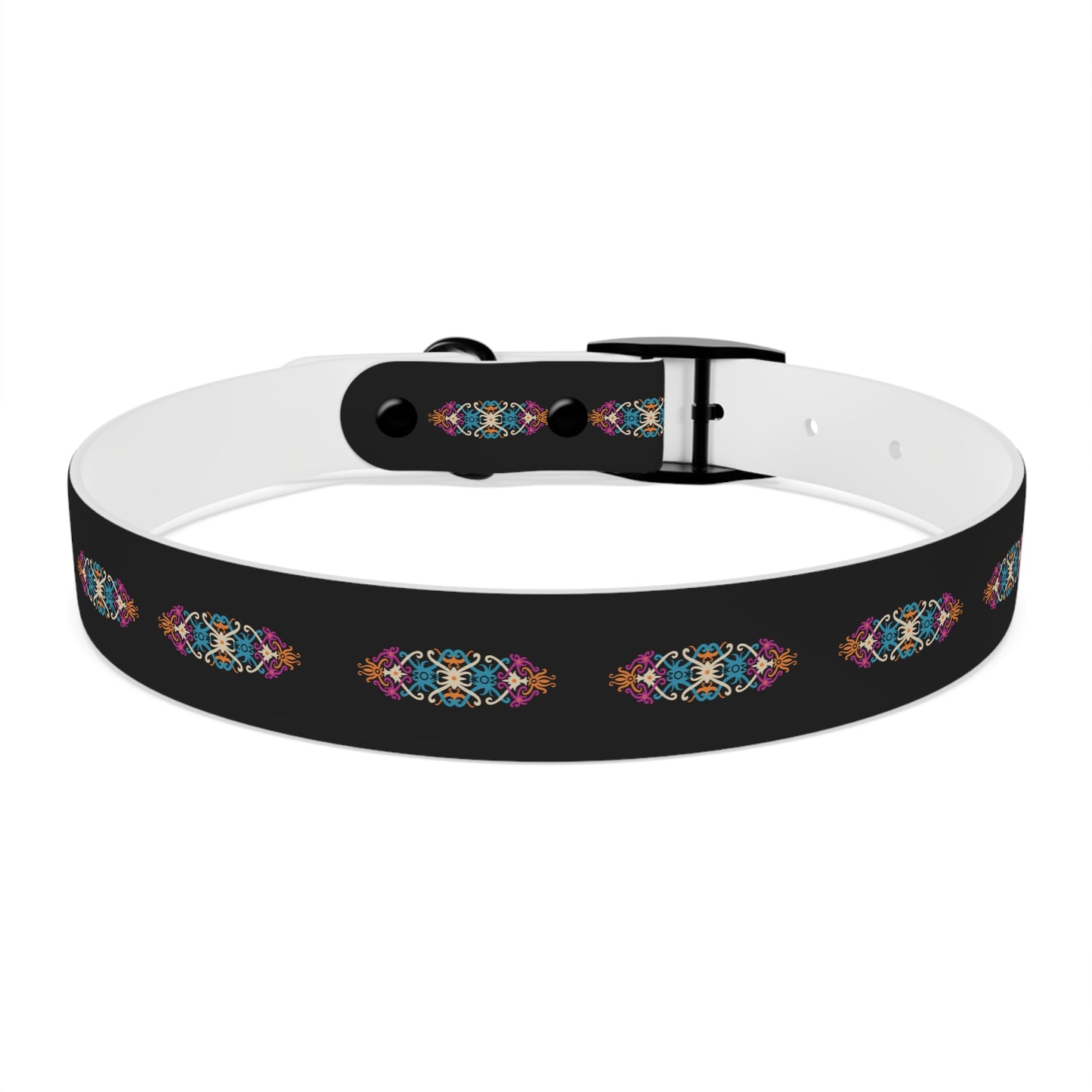 Vibrant Floral Dog Collar - Adjustable Pet Accessory for Stylish Dogs