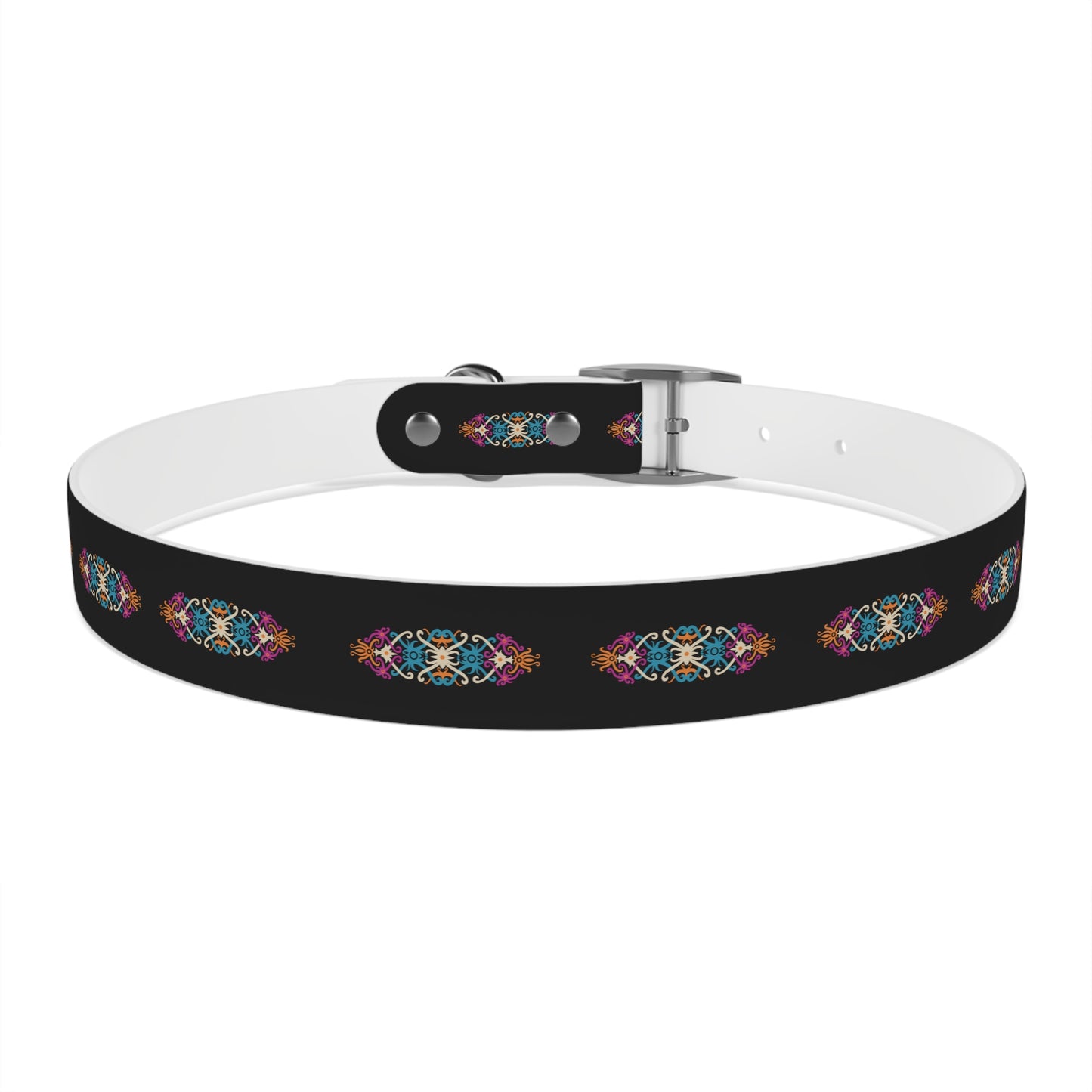 Vibrant Floral Dog Collar - Adjustable Pet Accessory for Stylish Dogs