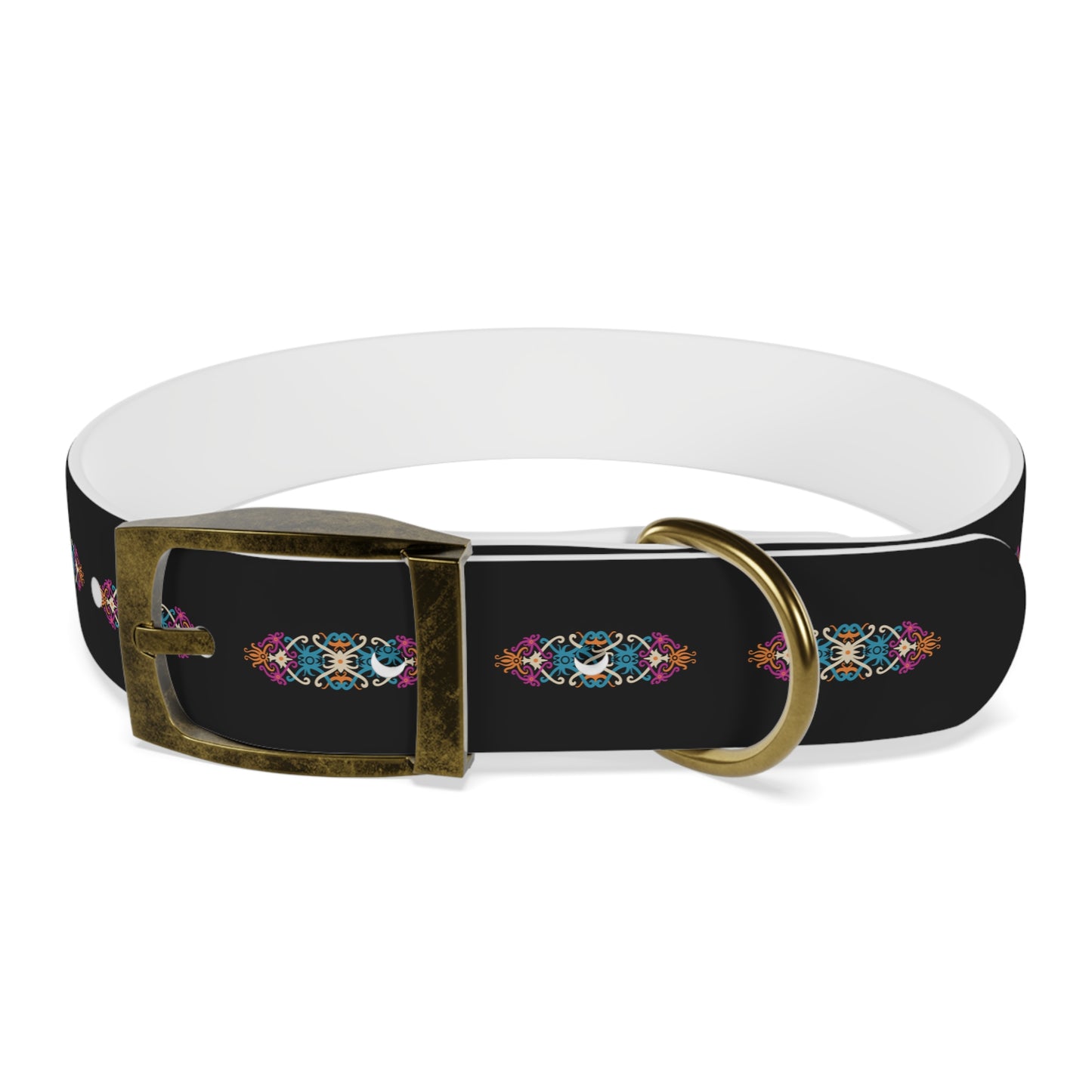 Vibrant Floral Dog Collar - Adjustable Pet Accessory for Stylish Dogs