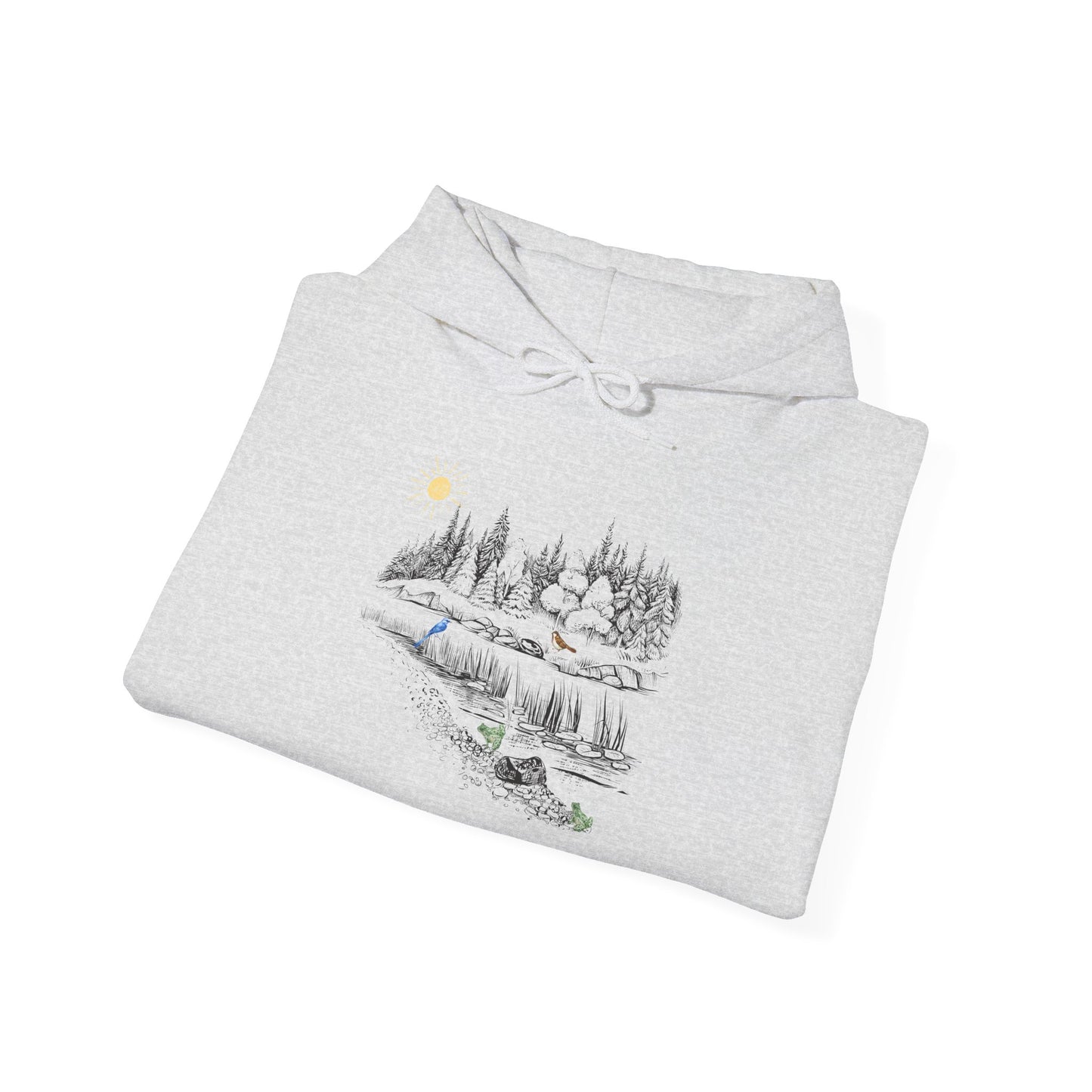 Cozy Nature Scene Unisex Hoodie - Perfect for Outdoor Lovers