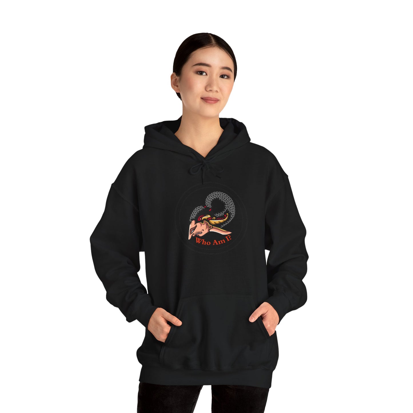 Who Am I? Unisex Heavy Blend™ Hooded Sweatshirt - Cozy and Stylish