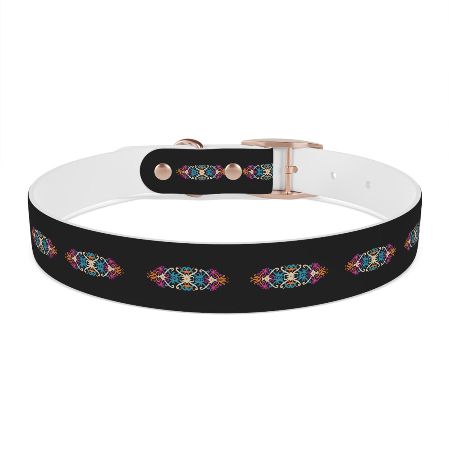 Vibrant Floral Dog Collar - Adjustable Pet Accessory for Stylish Dogs