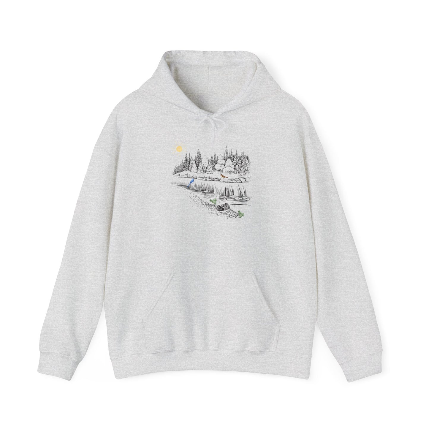 Cozy Nature Scene Unisex Hoodie - Perfect for Outdoor Lovers