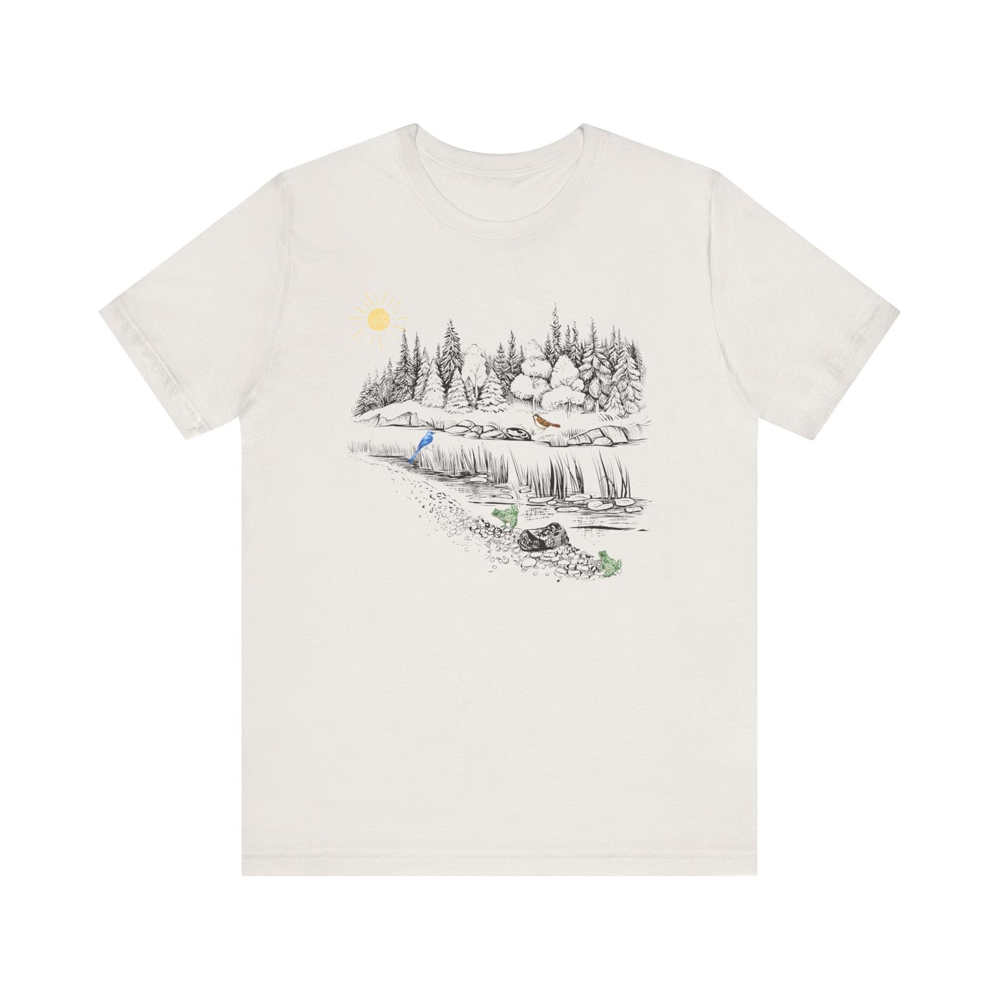 Scenic Nature Unisex Jersey Short Sleeve Tee - Outdoor Adventure Design